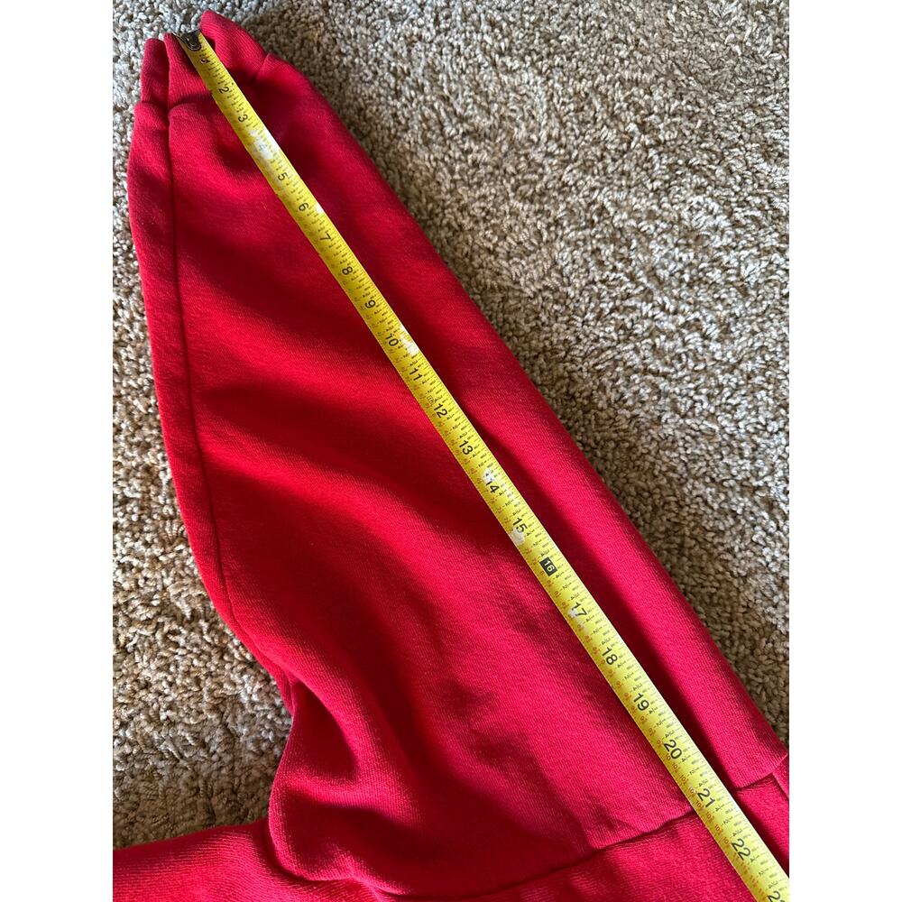 Vintage Taz NFL Kansas City Chiefs USA Made XL Red Crewneck Sweatshirt - Picture 9 of 9
